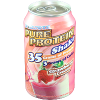 Pure-Protein-Shake-Strawberry-12-ct-11-oz | Muscleintensity.com