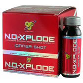 BSN-NO-Xplode-Igniter-Shots-Blue-Raz-3-7-oz-12-ct | Muscleintensity.com
