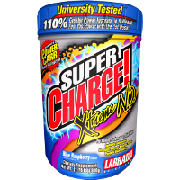 Labrada-Super-Charge-Xtreme-N-O+Power-Carb-Blue-Raspberry-800-g | Muscleintensity.com