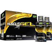 MusclePharm-MuscleGel-Shots-12-ct-Banana-Cream | Muscleintensity.com