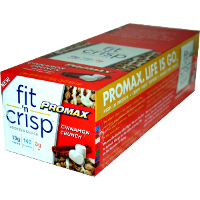 Promax-Fit-'N-Crisp-Bar-Cinn-Crunch-12-ct | Muscleintensity.com