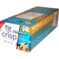 Promax-Fit-'N-Crisp-Bar-Vanilla-Marshmallow-12-ct | Muscleintensity.com