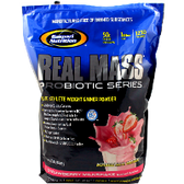 Gaspari-Real-Mass-ProBiotic-12lb-Strawberry | Muscleintensity.com