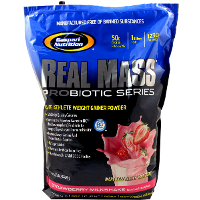 Gaspari-Real-Mass-ProBiotic-12lb-Strawberry | Muscleintensity.com
