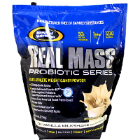 Gaspari-Real-Mass-ProBiotic-6lb-Vanilla | Muscleintensity.com