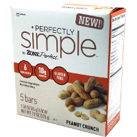 EAS-Perfectly-Simple-Bars-Peanut-Crunch-5ct | Muscleintensity.com