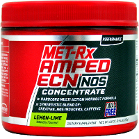 Met-Rx-Amped-ECN-NOS-UC-Lemon-Lime-250g | Muscleintensity.com