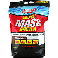 Labrada-Muscle-Mass-Gainer-Chocolate-12-lb | Muscleintensity.com