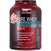 Champion-Pure-Whey-Plus-Strawberry-Sundae-4-8lbs | Muscleintensity.com