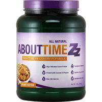 About-Time-Zz-Night-Time-Casein-Peanut-Butter-2lb | Muscleintensity.com