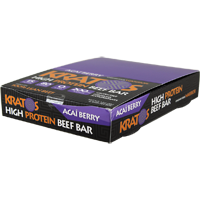 Kratos-Foods-High-Protein-Beef-Bars-Acai-Berry-12-ct | Muscleintensity.com