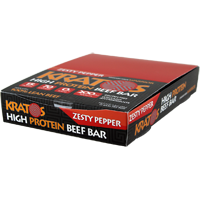 Kratos-Foods-High-Protein-Beef-Bars-Zesty-Pepper-12-ct | Muscleintensity.com