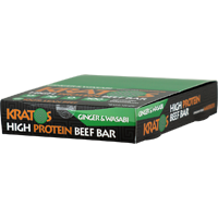 Kratos-Foods-High-Protein-Beef-Bars-Ginger-Wasabi-12-ct | Muscleintensity.com