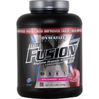 Dymatize Nutrition Elite Fusion 7 Strawberry Shake 4 lbs