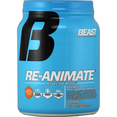 Beast Sports Nutrition Reanimate Orange Creamsicle 30 svg | Muscleintensity.com