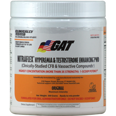 GAT NitraFlex Orange 30 svg | Muscleintensity.com