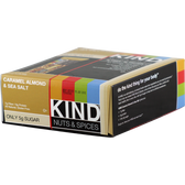 Kind Bars Caramel Almond Sea Salt 12 ct | Muscleintensity.com