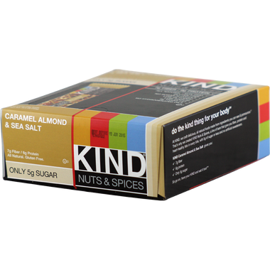 Kind Bars Caramel Almond Sea Salt 12 ct | Muscleintensity.com