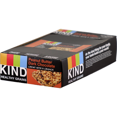 Kind Healthy Grain Bars Peanut Butter Dark Chocolate 12ct | Muscleintensity.com