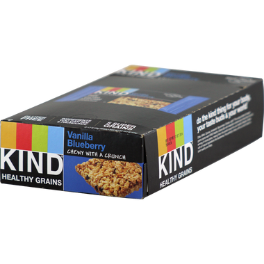 Kind Healthy Grain Bars Vanilla Blueberry 12ct | Muscleintensity.com