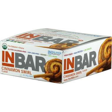 INBalance INBar Cinnamon Swirl Bars 12 ct | Muscleintensity.com