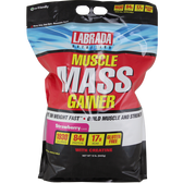 Labrada Muscle Mass Gainer Strawberry 12 lbs | Muscleintensity.com