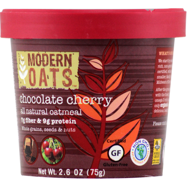 Modern Oats Chocolate Cherry Oatmeal 12 ct | Muscleintensity.com