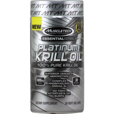 MuscleTech Essential Series 100% Pure Krill Oil 30 ct | Muscleintensity.com