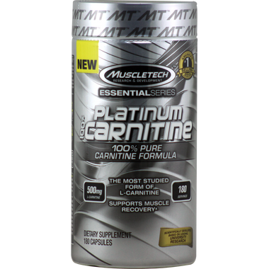 MuscleTech Essential Series Platinum 100% Carnitine 180 ct | Muscleintensity.com