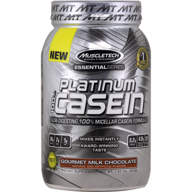 MuscleTech Essential Series Platinum 100% Casein Gourmet Milk Ch | Muscleintensity.com