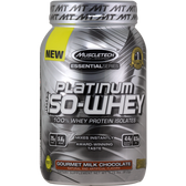 MuscleTech Essential Series Platinum 100% Iso Whey Gourmet Milk  | Muscleintensity.com