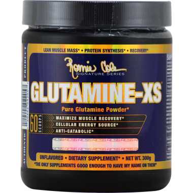 Ronnie Coleman Signature Series Glutamine-XS Unflavored 60 svg | Muscleintensity.com
