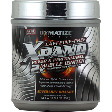 Dymatize Xpand 2X Mandarin Orange Caffeine Free 36 svg | Muscleintensity.com