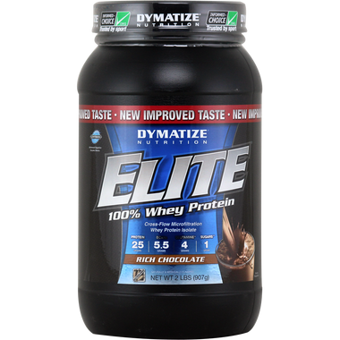 Dymatize Nutrition Elite Whey Protein Rich Chocolate 2.07 lbs | Muscleintensity.com