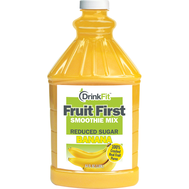 DrinkFit #1 Banana Smoothie Mix 1/2 Gallon Bottle | Muscleintensity.com