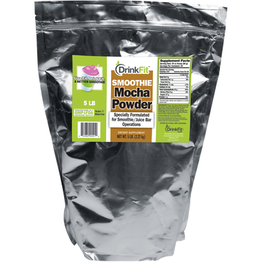 DrinkFit Mocha Powdered Smoothie Mix 5 lbs Bag | Muscleintensity.com