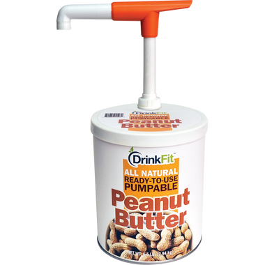 DrinkFit Pumpable Peanut Butter Smoothie Mix 6.5 lbs Can | Muscleintensity.com