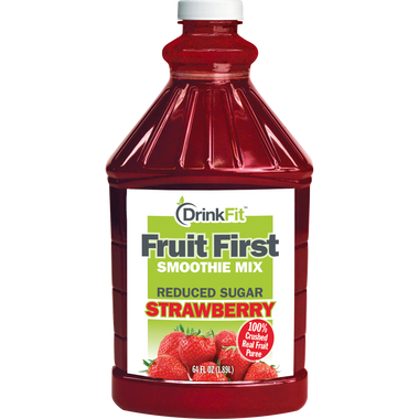 DrinkFit #2 Strawberry Smoothie Mix 1/2 Gallon Bottle | Muscleintensity.com