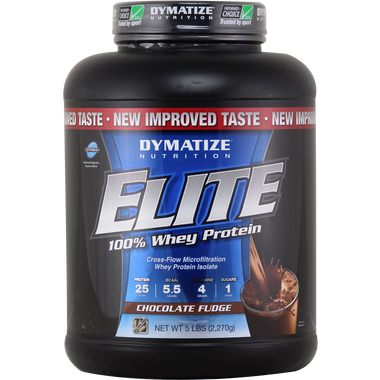 Dymatize Nutrition Elite Whey Chocolate Fudge 5.06 lbs | Muscleintensity.com
