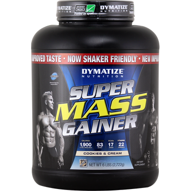 Dymatize Nutrition Super Mass Gainer Cookies and Cream 6 lbs | Muscleintensity.com
