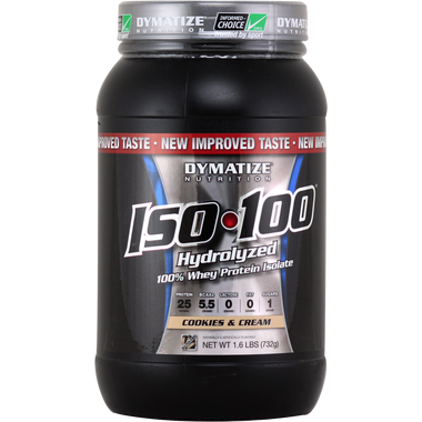 Dymatize Nutrition ISO-100 Cookies and Cream 1.6 lbs | Muscleintensity.com