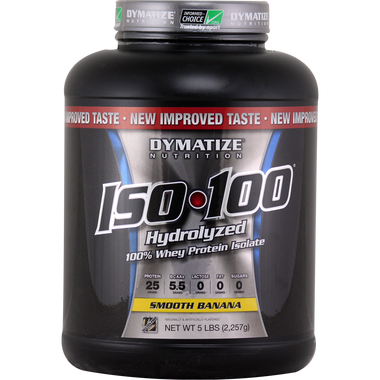 Dymatize Nutrition ISO-100 Banana 5 lbs | Muscleintensity.com