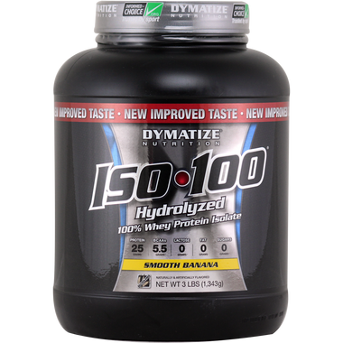 Dymatize Nutrition ISO 100 Banana 3 lbs | Muscleintensity.com
