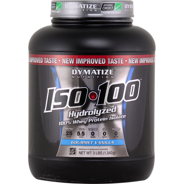 Dymatize Nutrition ISO 100 Vanilla 3 lbs | Muscleintensity.com