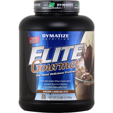 Dymatize Nutrition Elite Gourmet Protein Swiss Chocolate 5 lbs | Muscleintensity.com