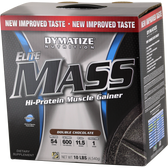Dymatize Nutrition: Elite Mass Gainer 10 lb Chocolate | Muscleintensity.com