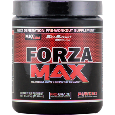 Bio-Sport USA Forza Max Fruit Punch 25 svg | Muscleintensity.com