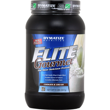 Dymatize Nutrition Elite Gourmet Protein Cookies and Cream 2 lbs | Muscleintensity.com
