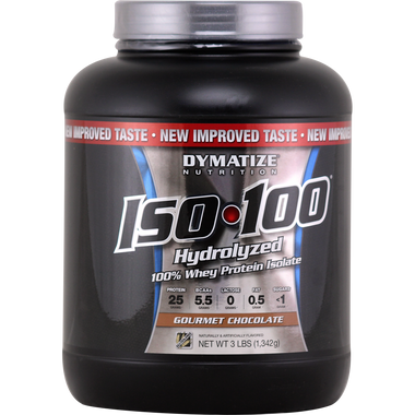 Dymatize Nutrition ISO 100 Chocolate 3 lbs | Muscleintensity.com