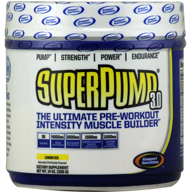 Gaspari Nutrition SuperPump 3.0 Lemon 36 svg | Muscleintensity.com